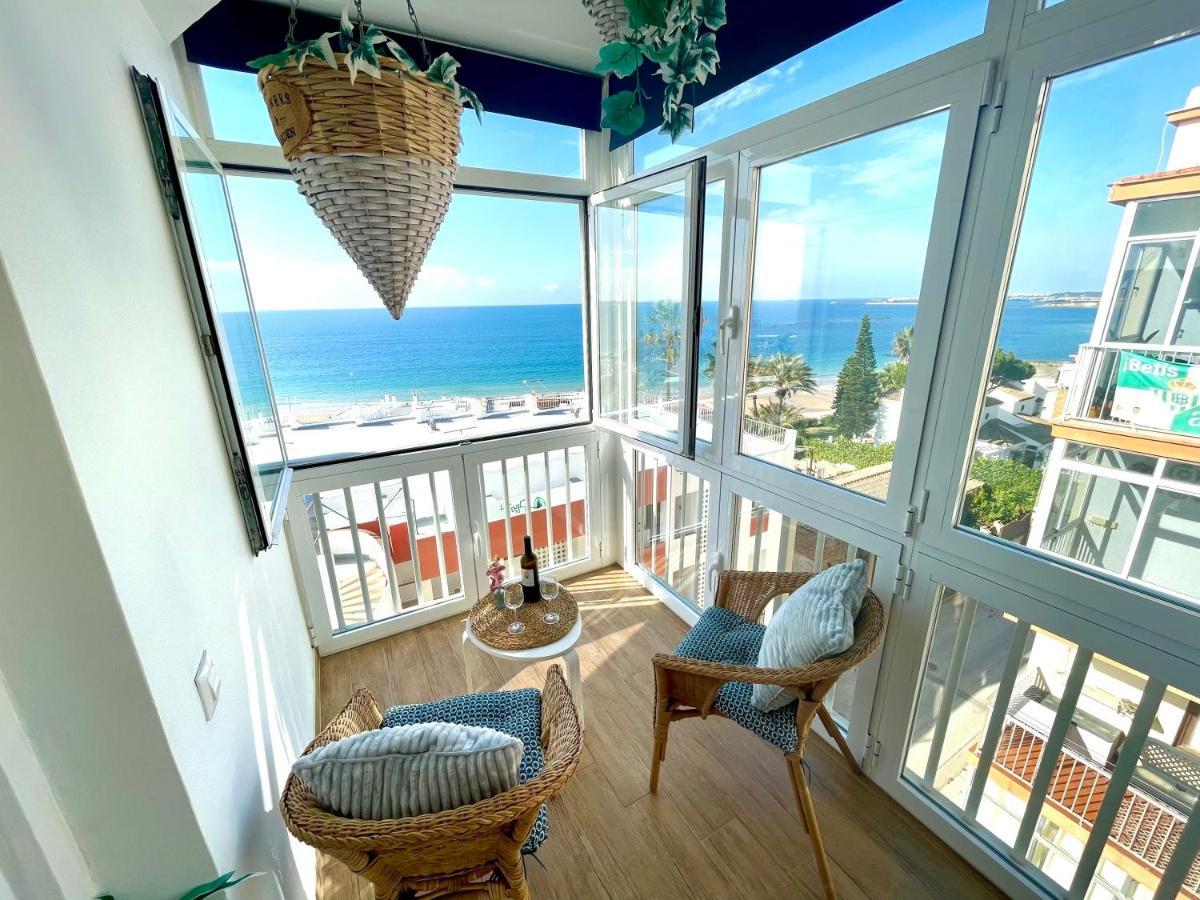 Gatu Casa Muse Junto A La Playa, Vista Al Mar, Aire Acc, Terraza, Wifi Y Chimenea " Preferente Mayores De 25 Anos Y Familias " El Puerto de Santa Maria Exterior photo