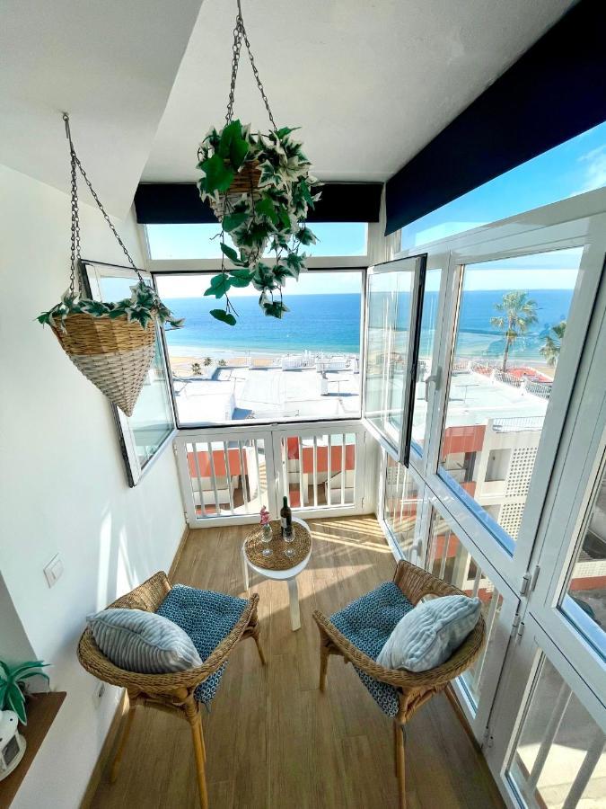 Gatu Casa Muse Junto A La Playa, Vista Al Mar, Aire Acc, Terraza, Wifi Y Chimenea " Preferente Mayores De 25 Anos Y Familias " El Puerto de Santa Maria Exterior photo
